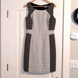Antonio Melani black & white dress, size 8